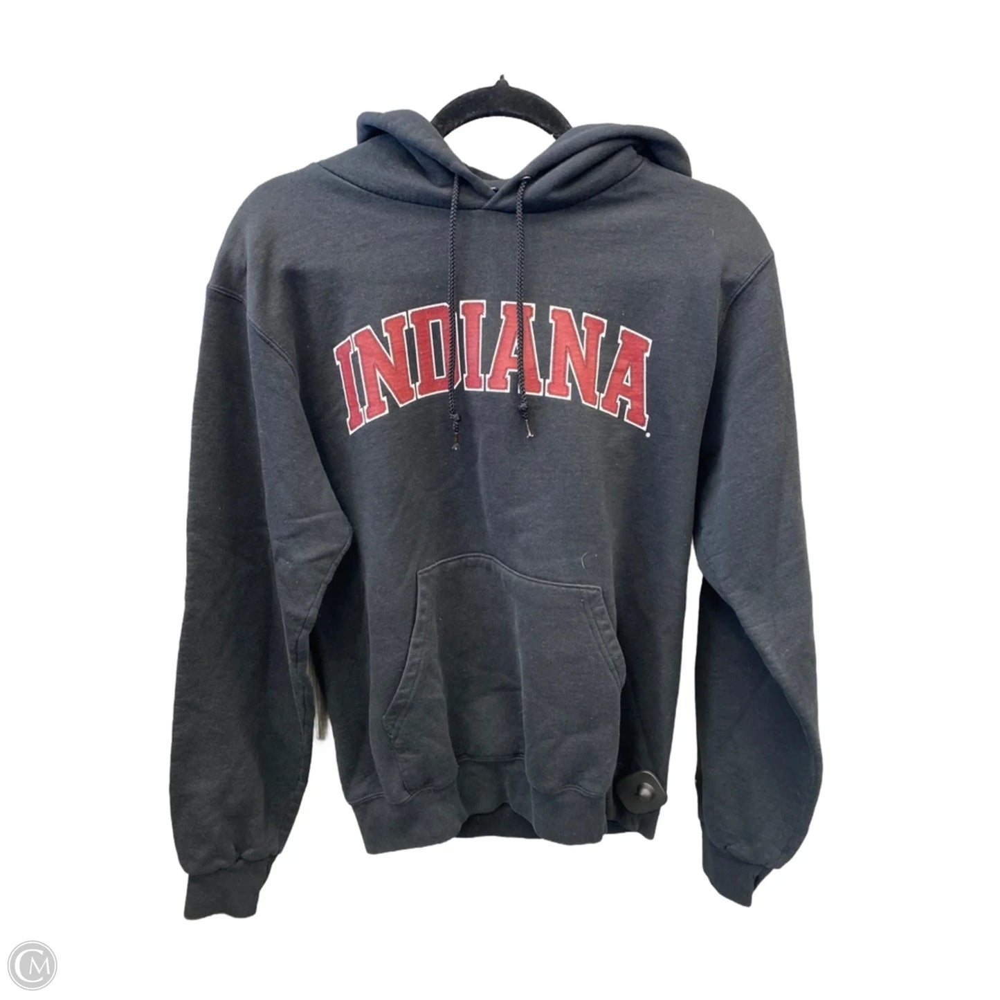 Sweatshirt Hoodie By Champion In Black, Size: S