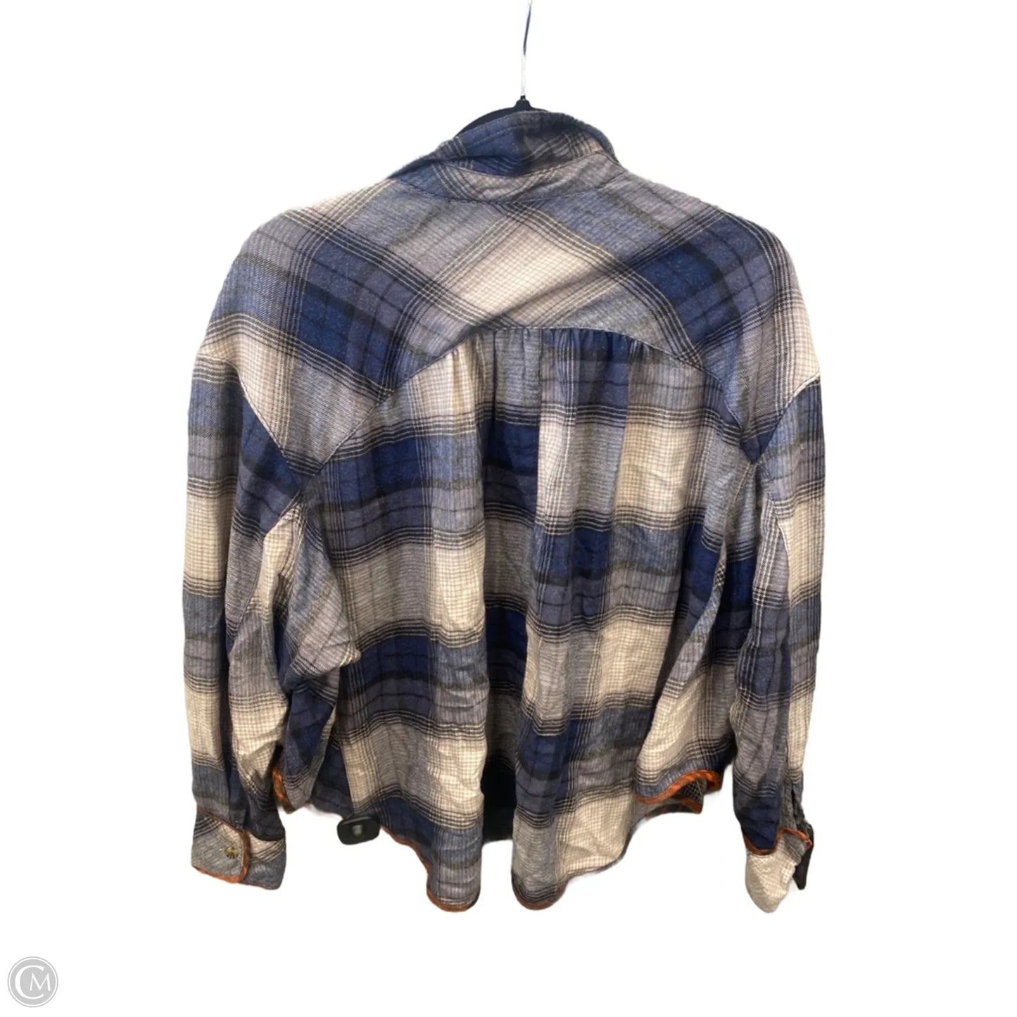 Top Long Sleeve By Bdg In Blue, Size: Sp