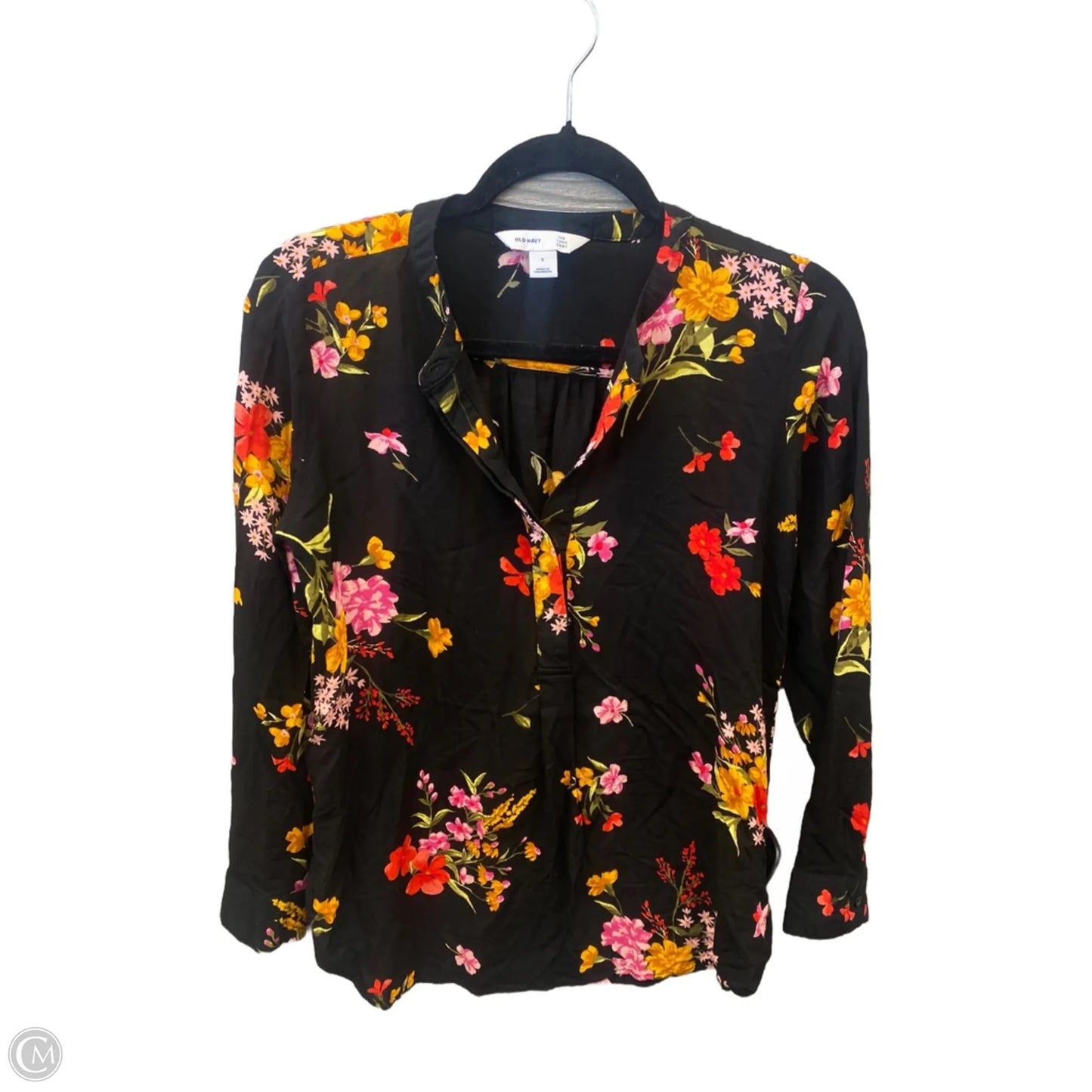 Top Long Sleeve By Old Navy In Black, Size: S