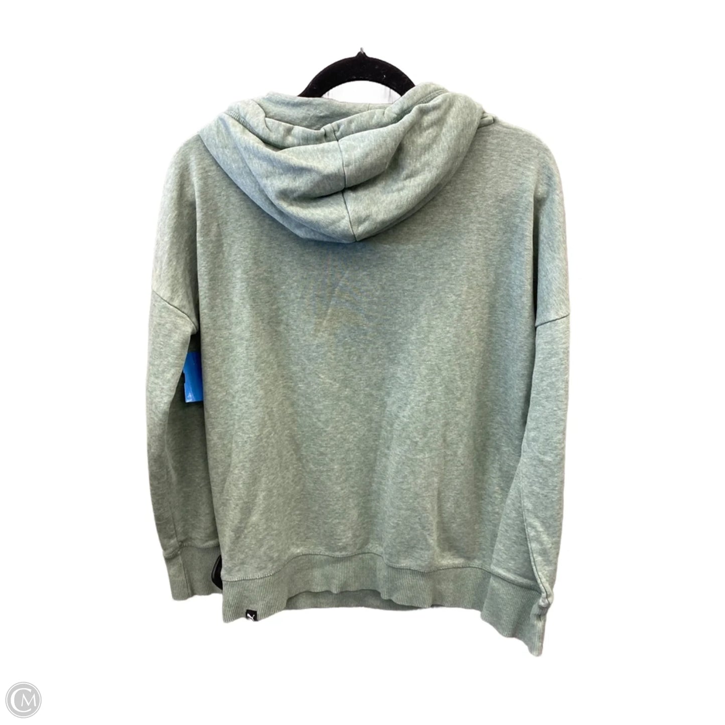 Athletic Sweatshirt Hoodie By Puma In Green, Size: Sp