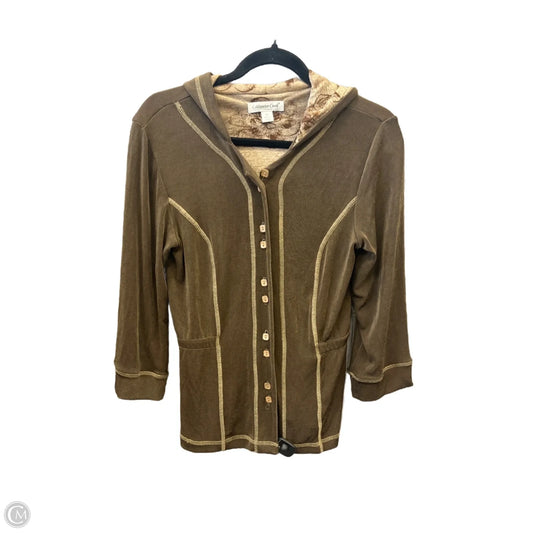 Top Long Sleeve By Coldwater Creek In Brown, Size: Xs