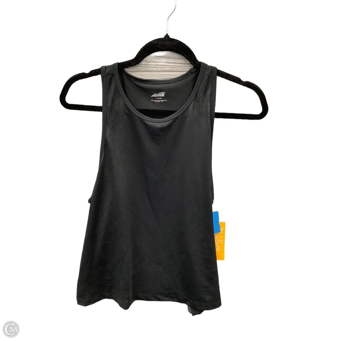 Athletic Tank Top By Avia In Black, Size: L