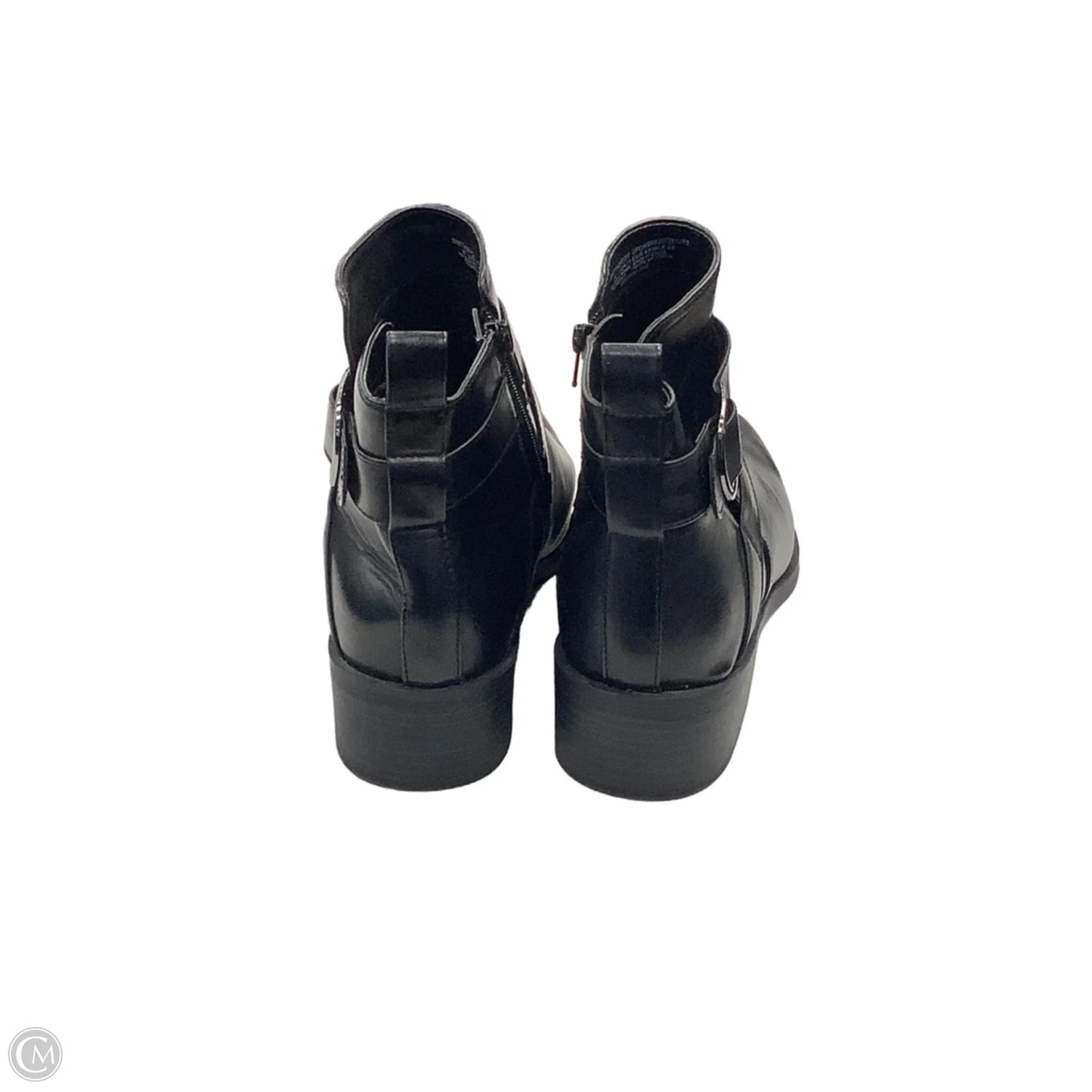 Boots Ankle Heels By Time And Tru In Black, Size: 11