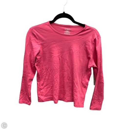 Top Long Sleeve Basic By L.l. Bean In Pink, Size: Sp