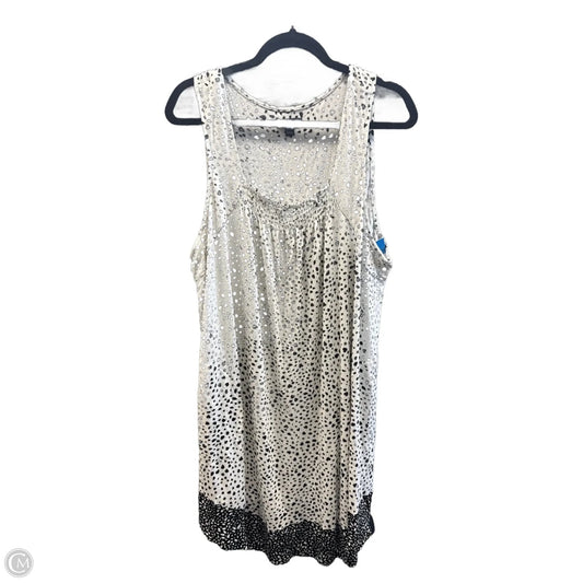 Dress Casual Midi By Simply Vera In Black & White, Size: Xxl