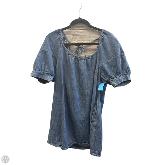 Dress Casual Midi By Free Assembly In Blue, Size: L