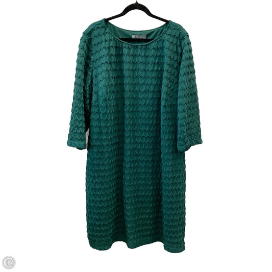 Dress Casual Midi By Sharagano In Green, Size: 3x