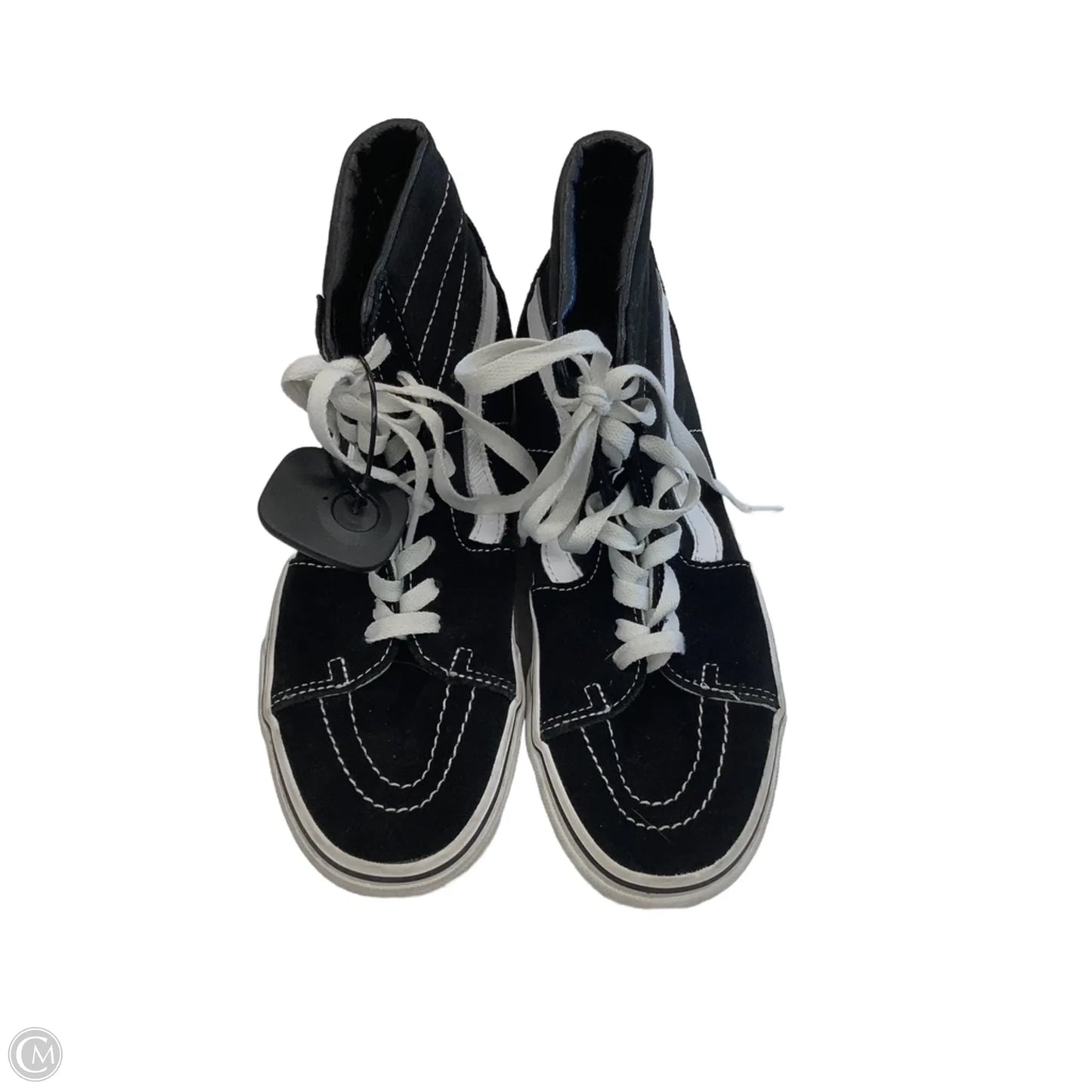 Shoes Sneakers By Vans In Black & White, Size: 8.5