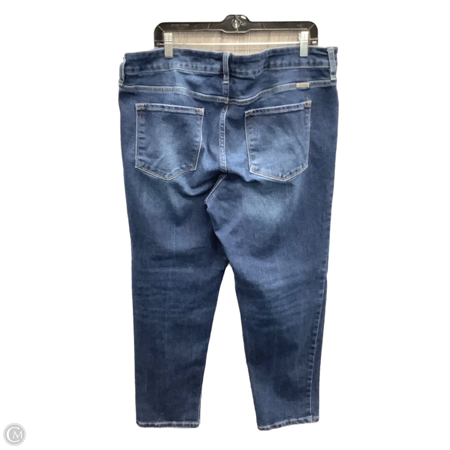 Jeans Cropped By Maurices In Blue Denim, Size: 18