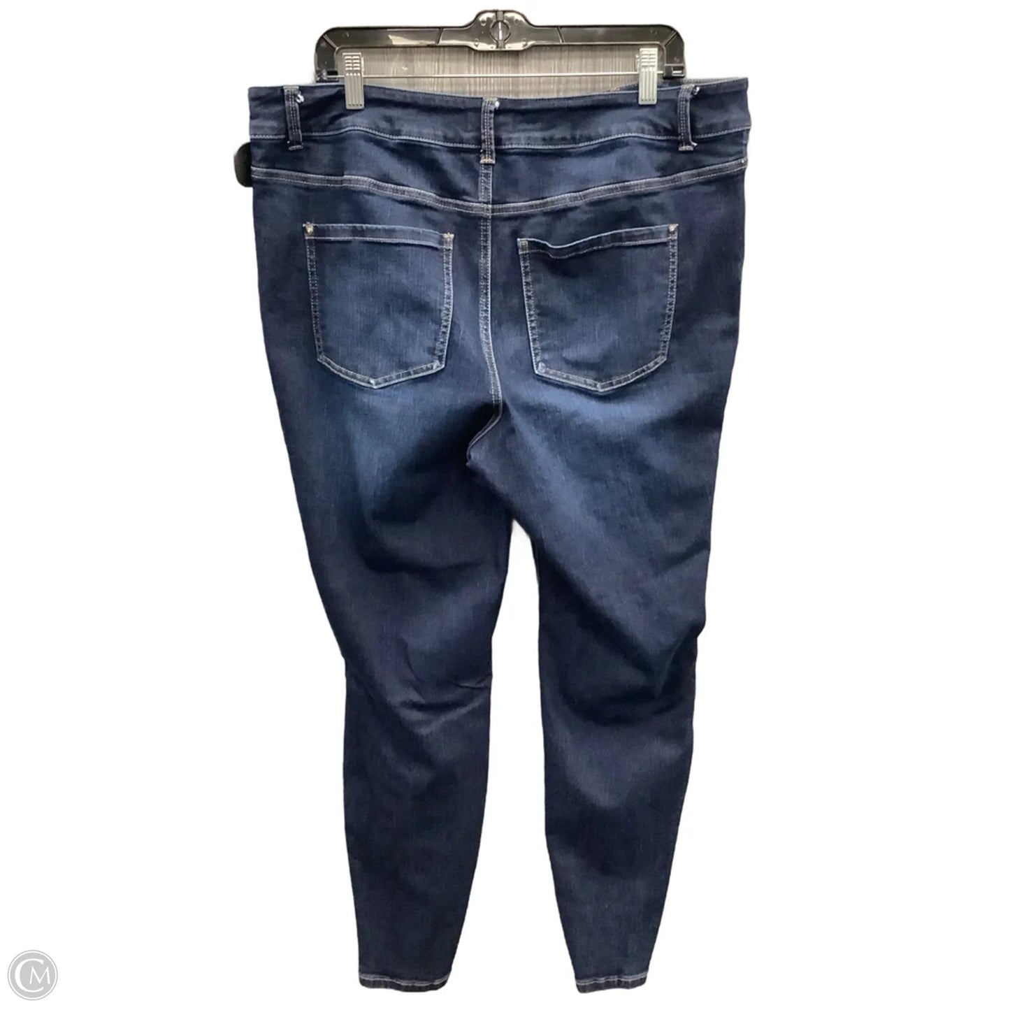 Jeans Skinny By Maurices In Blue Denim, Size: 18