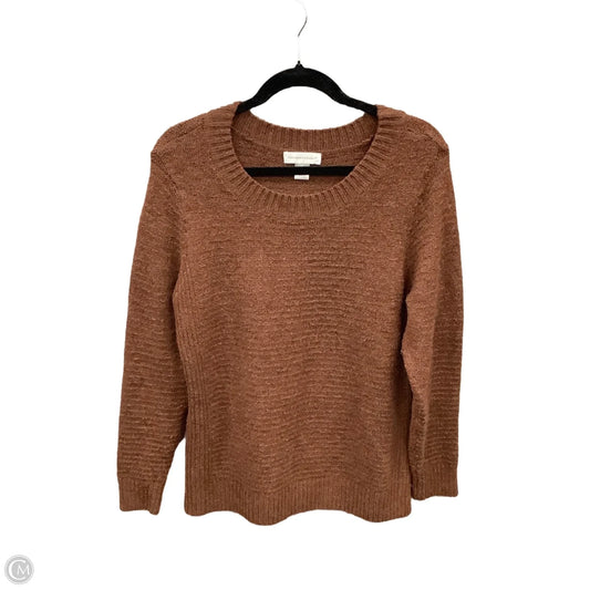 Sweater By Christopher And Banks In Brown, Size: L