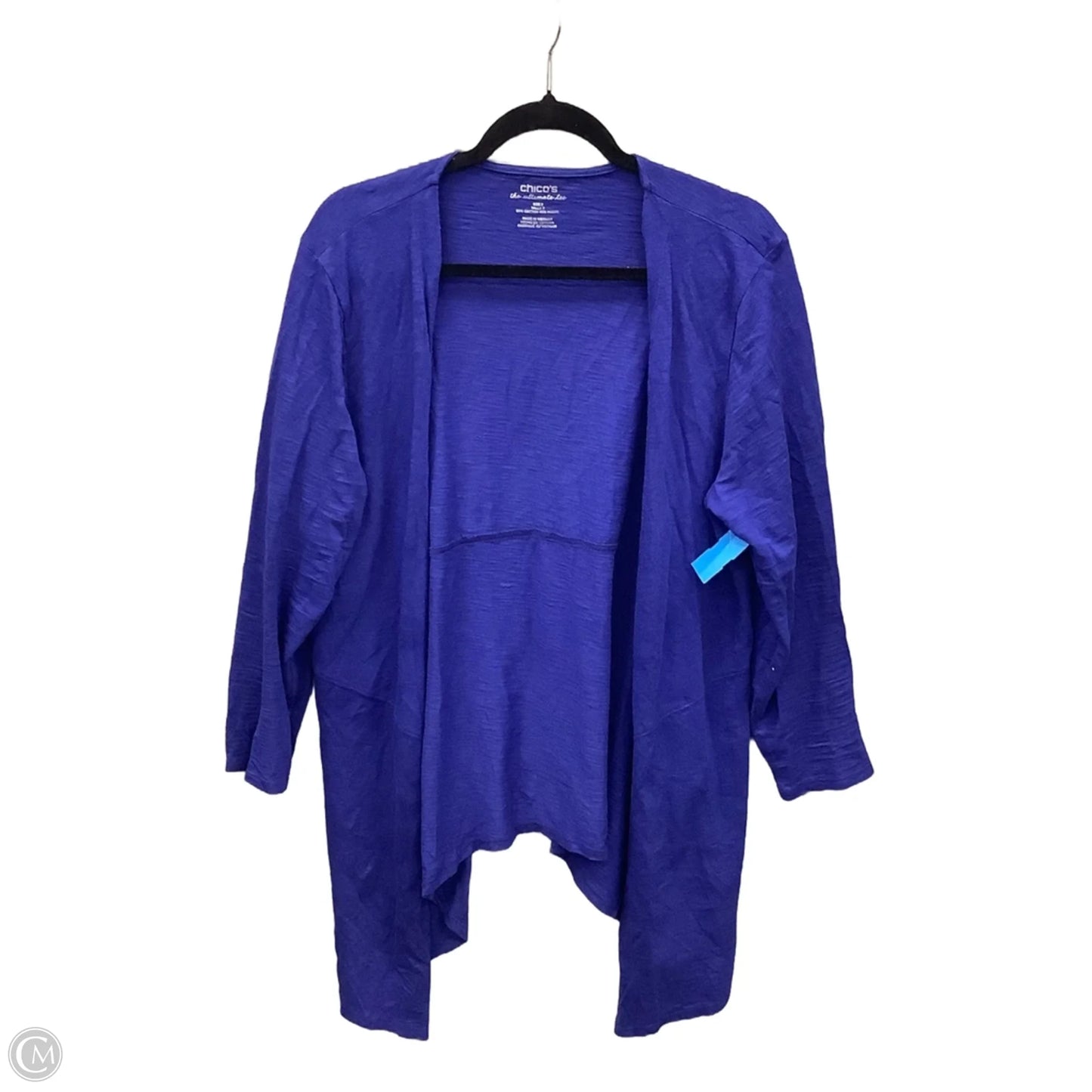 Cardigan By Chicos In Blue, Size: Xs