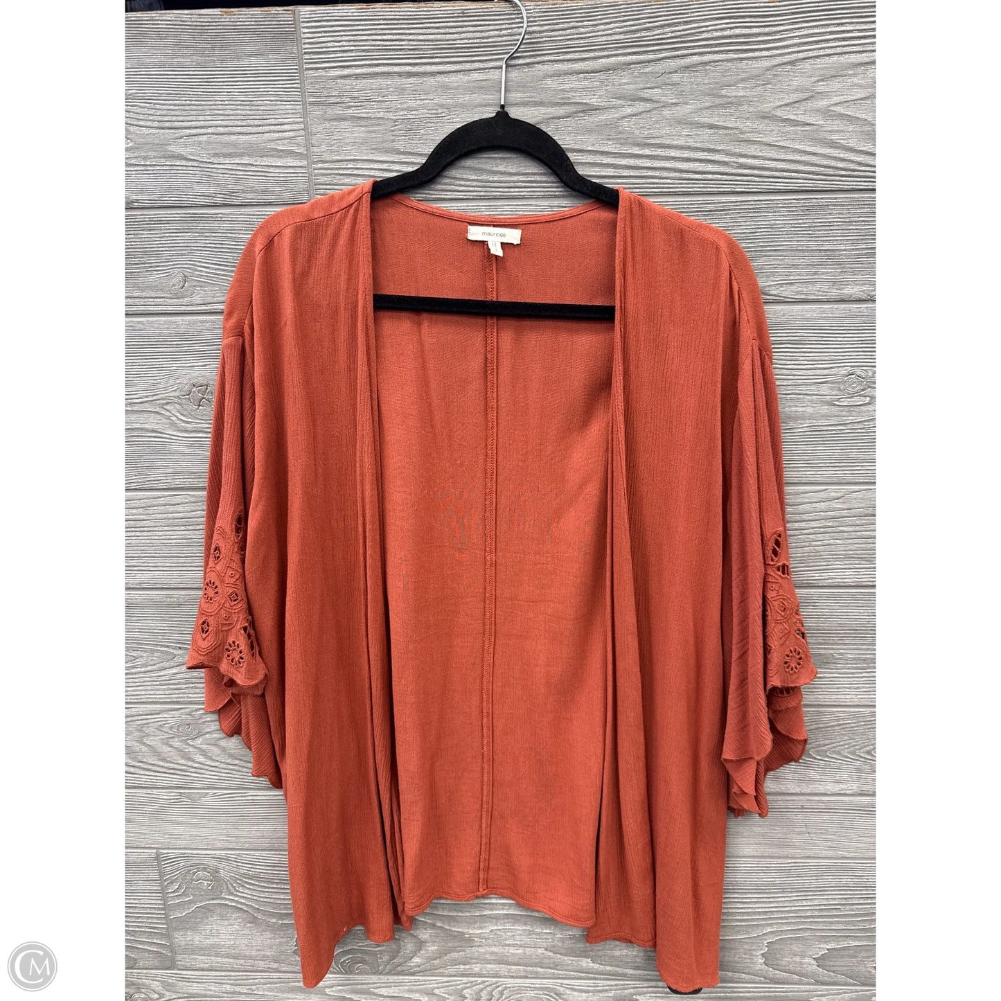 Cardigan By Maurices In Orange, Size: L