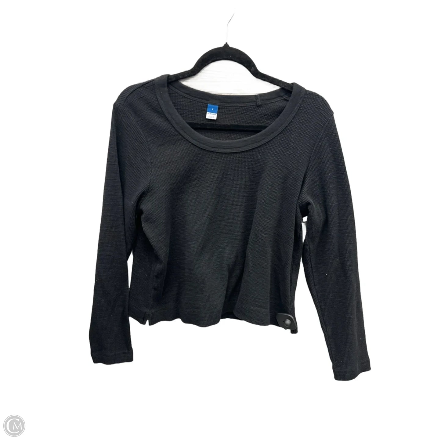 Top Long Sleeve By Old Navy In Black, Size: L