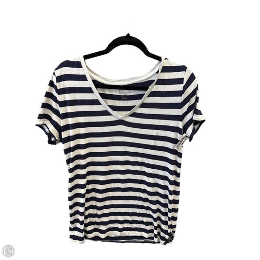Top Short Sleeve By Merona In Striped Pattern, Size: Xxl
