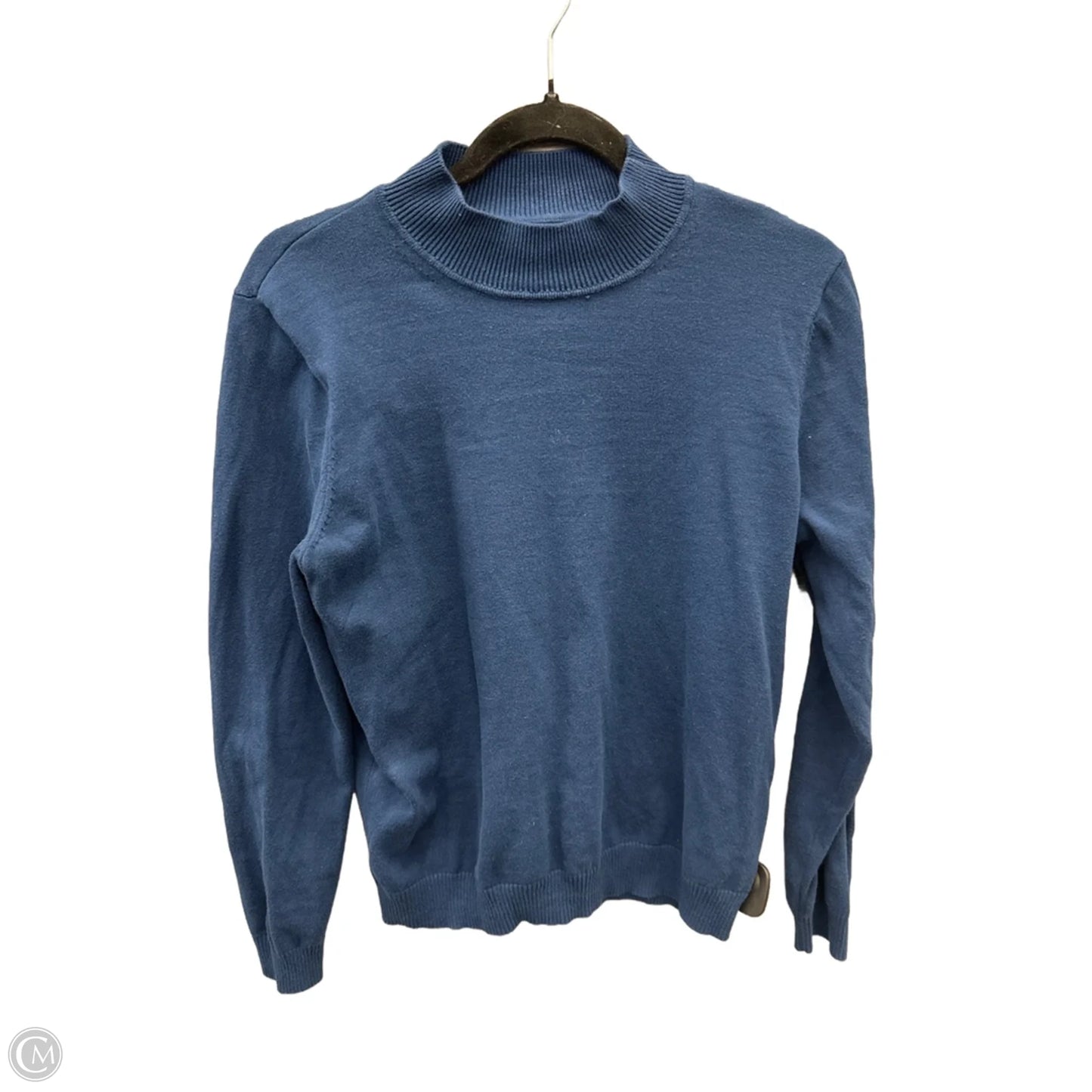 Sweatshirt Collar By Clothes Mentor In Blue, Size: M