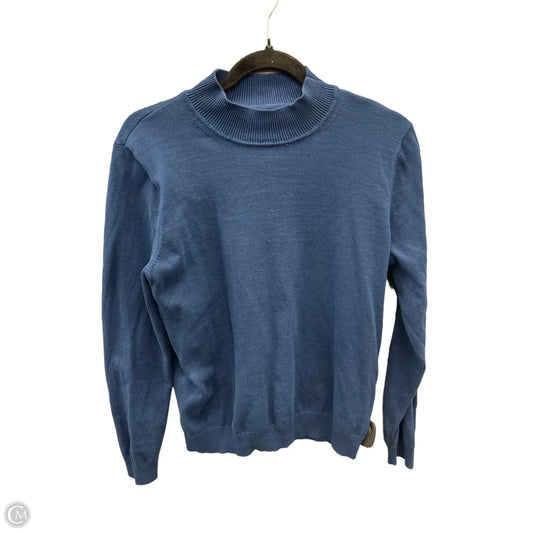 Sweatshirt Collar By Clothes Mentor In Blue, Size: M
