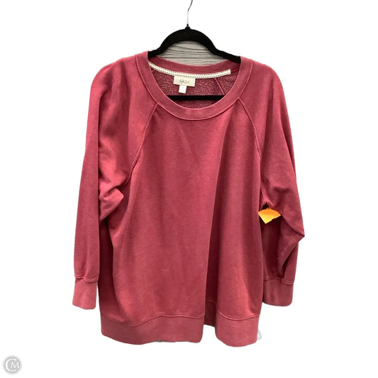 Sweater By Style And Co Collection Women In Red, Size: 2x