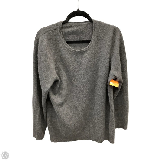 Sweater By Clothes Mentor In Grey, Size: 1x