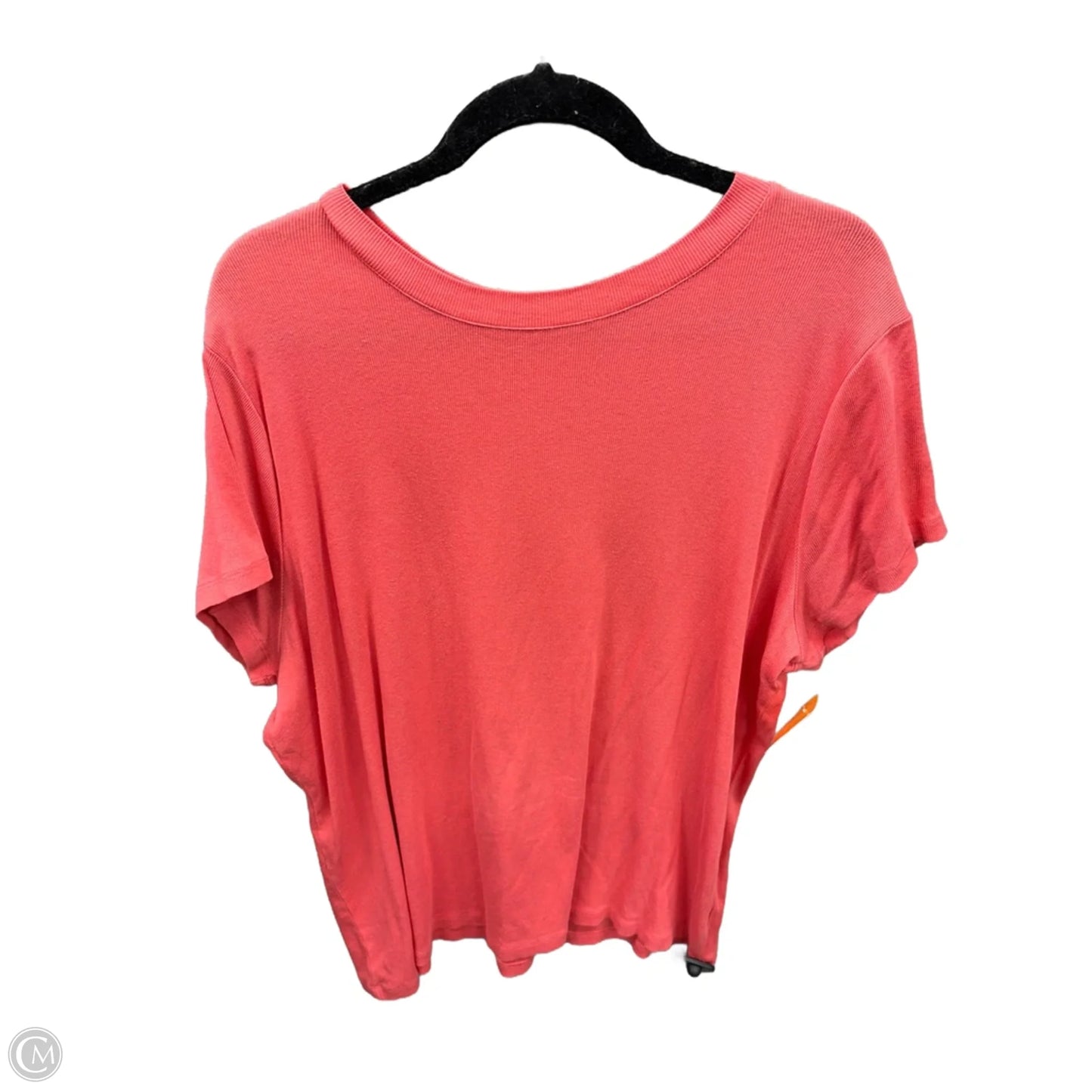 Top Short Sleeve By A New Day In Pink, Size: 3x