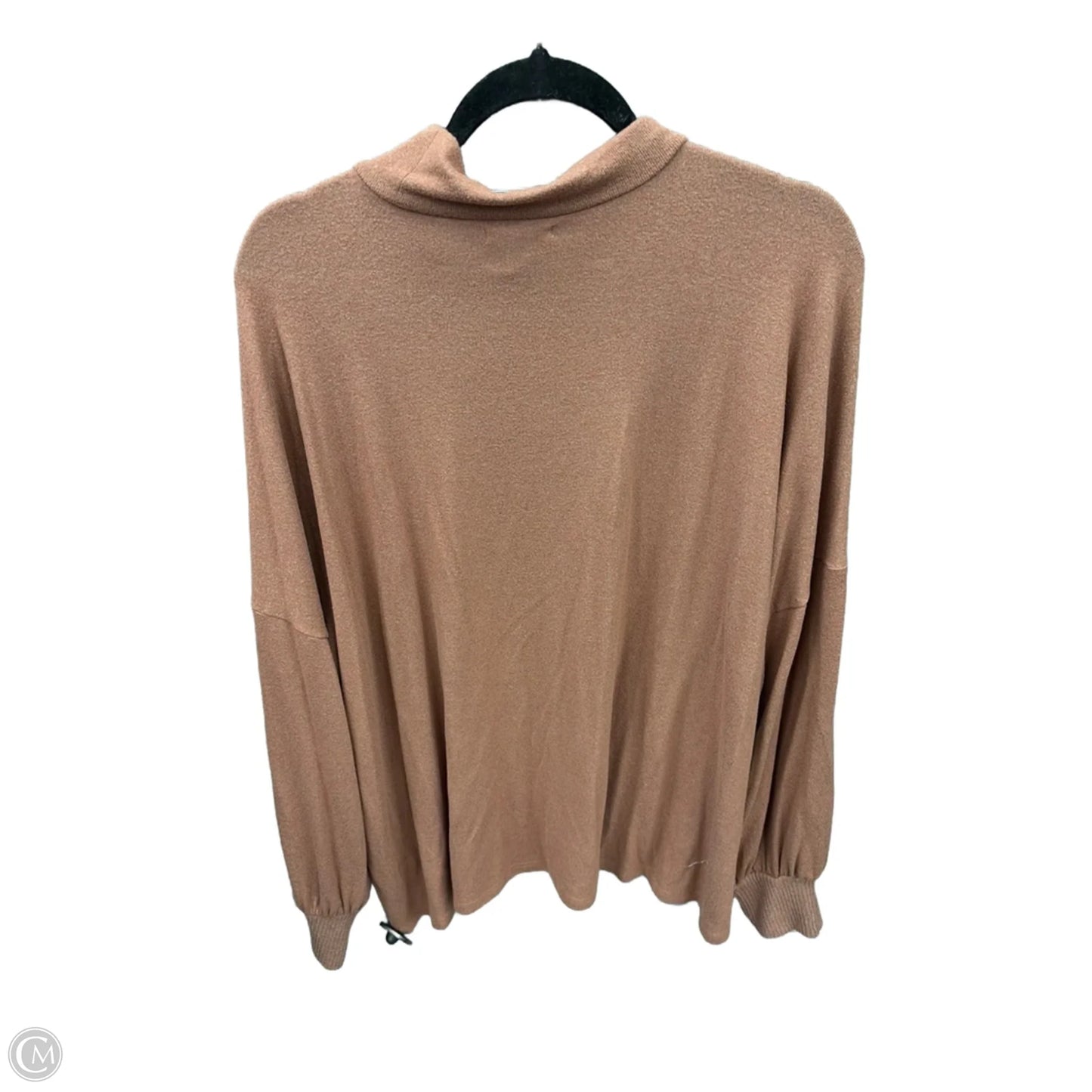 Top Long Sleeve By Maurices In Brown, Size: 3x