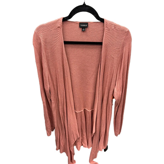 Cardigan By Torrid In Pink, Size: 3x