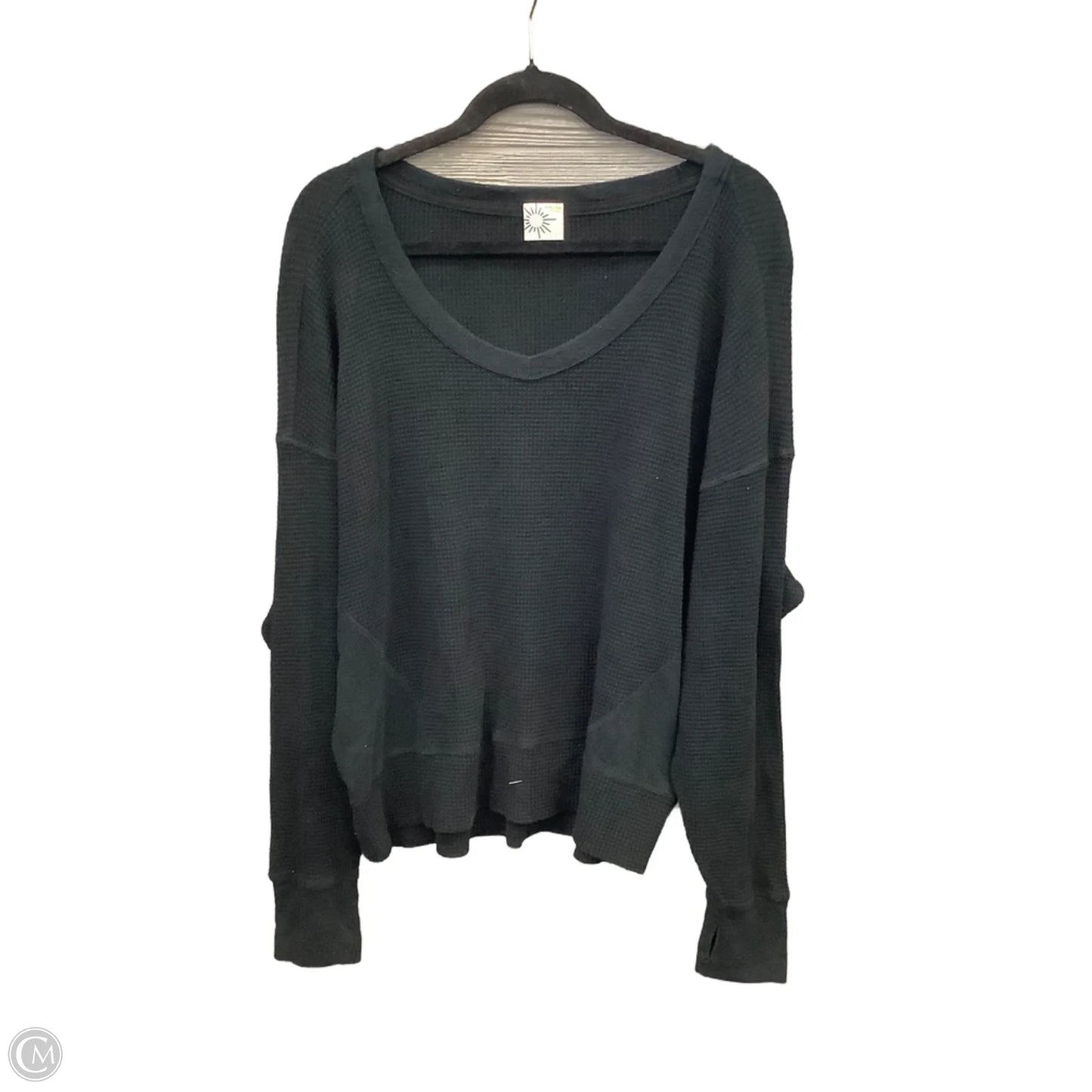 Top Long Sleeve By Offline By Aerie In Black, Size: M