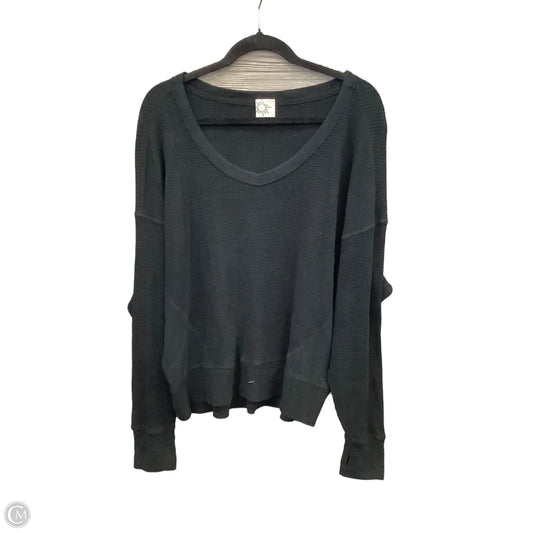 Top Long Sleeve By Offline By Aerie In Black, Size: M