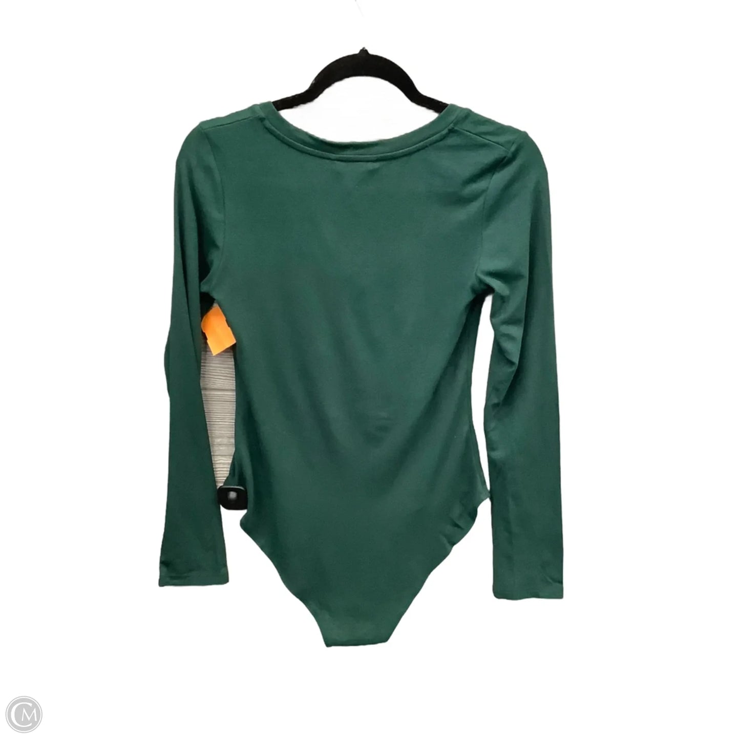 Top Long Sleeve By Mangopop In Green, Size: M