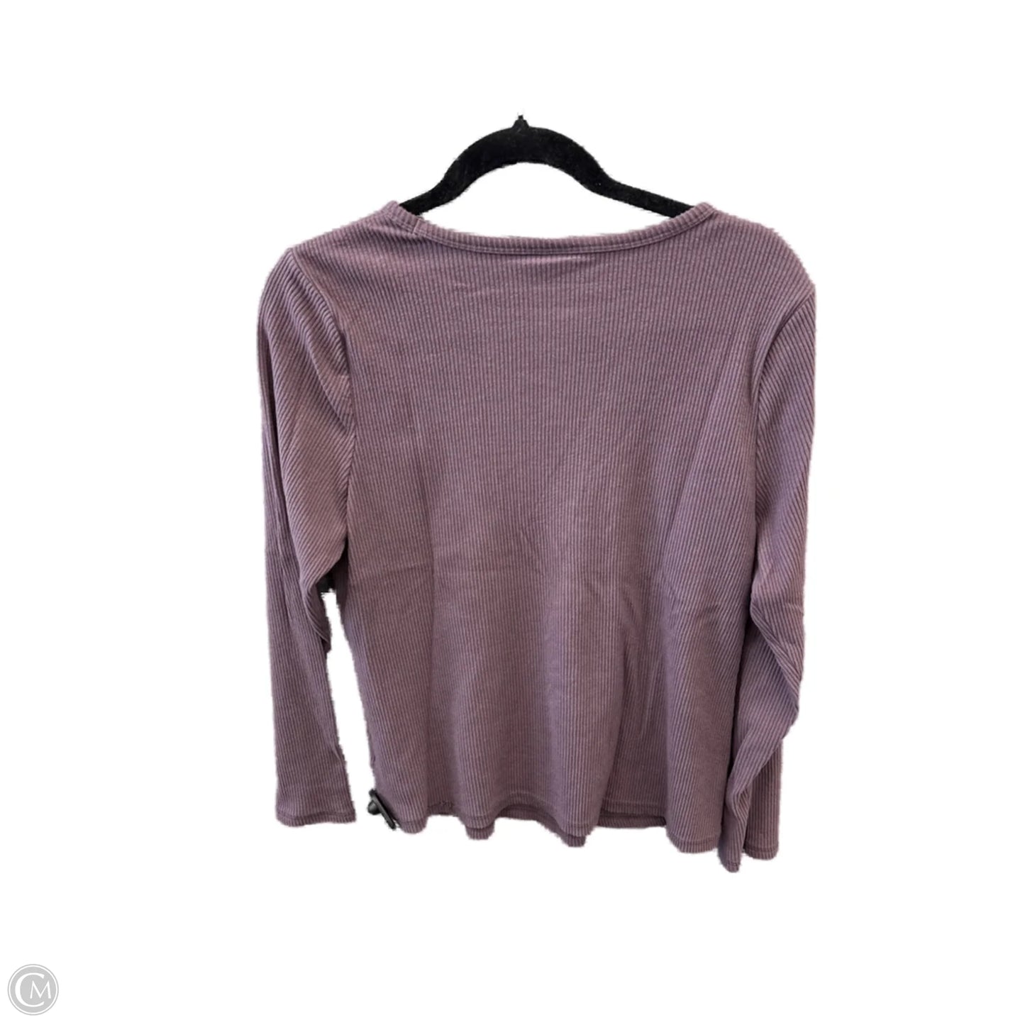 Top Long Sleeve Basic By Old Navy In Maroon, Size: 2x