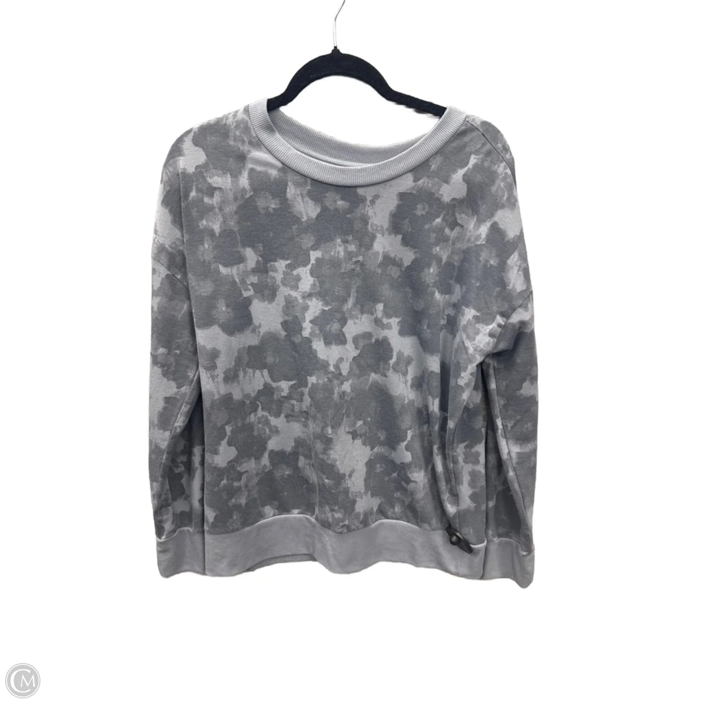 Top Long Sleeve By Mondetta In Grey, Size: L