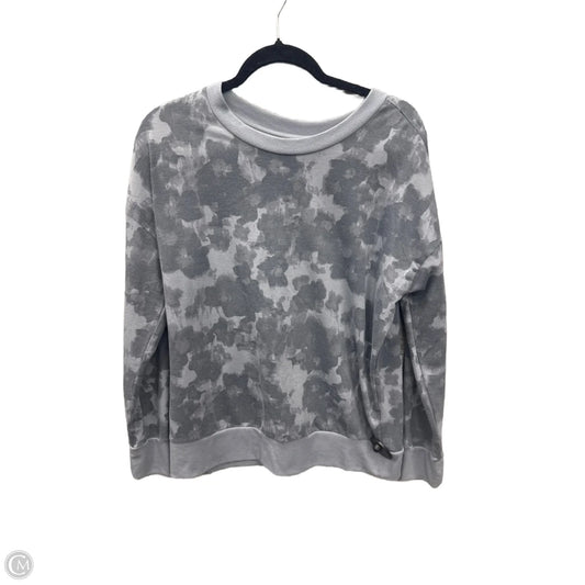 Top Long Sleeve By Mondetta In Grey, Size: L