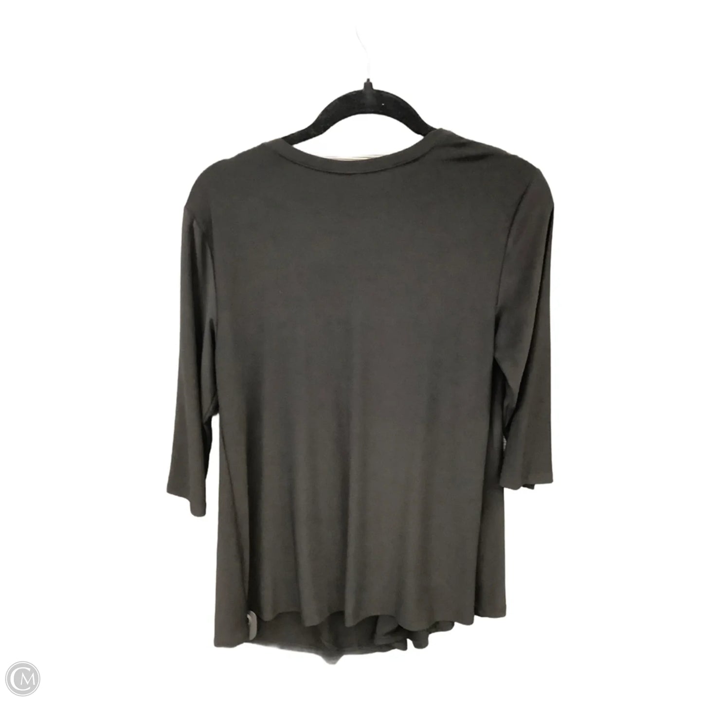 Tunic Long Sleeve By Clothes Mentor In Black, Size: S