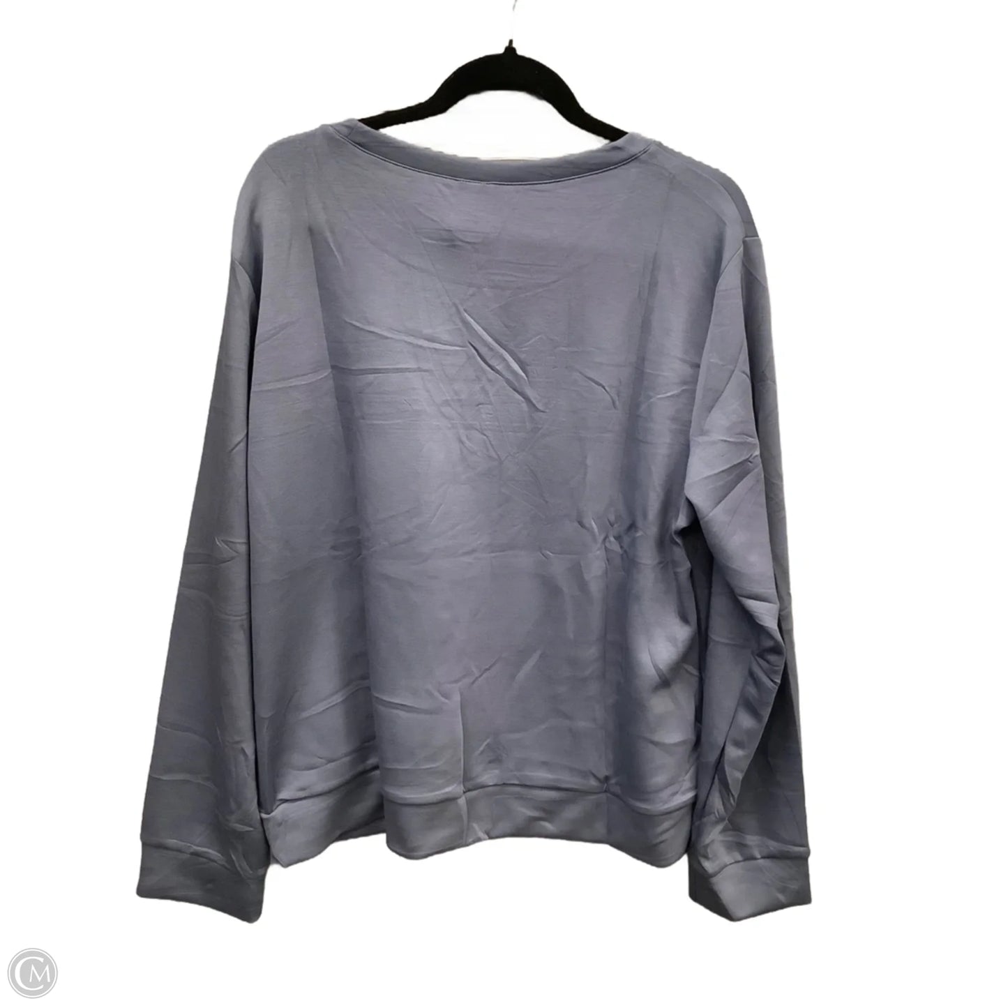 Top Long Sleeve By Clothes Mentor In Blue, Size: Xxl