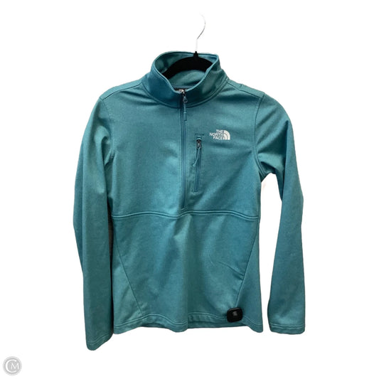 Athletic Jacket By The North Face In Blue, Size: Xs
