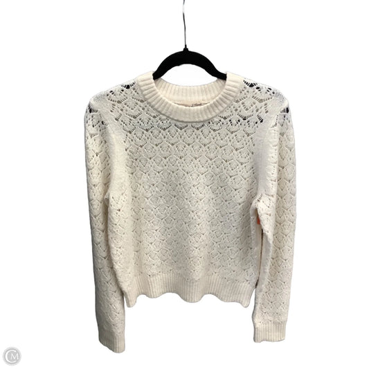 Sweater By Universal Thread In White, Size: L