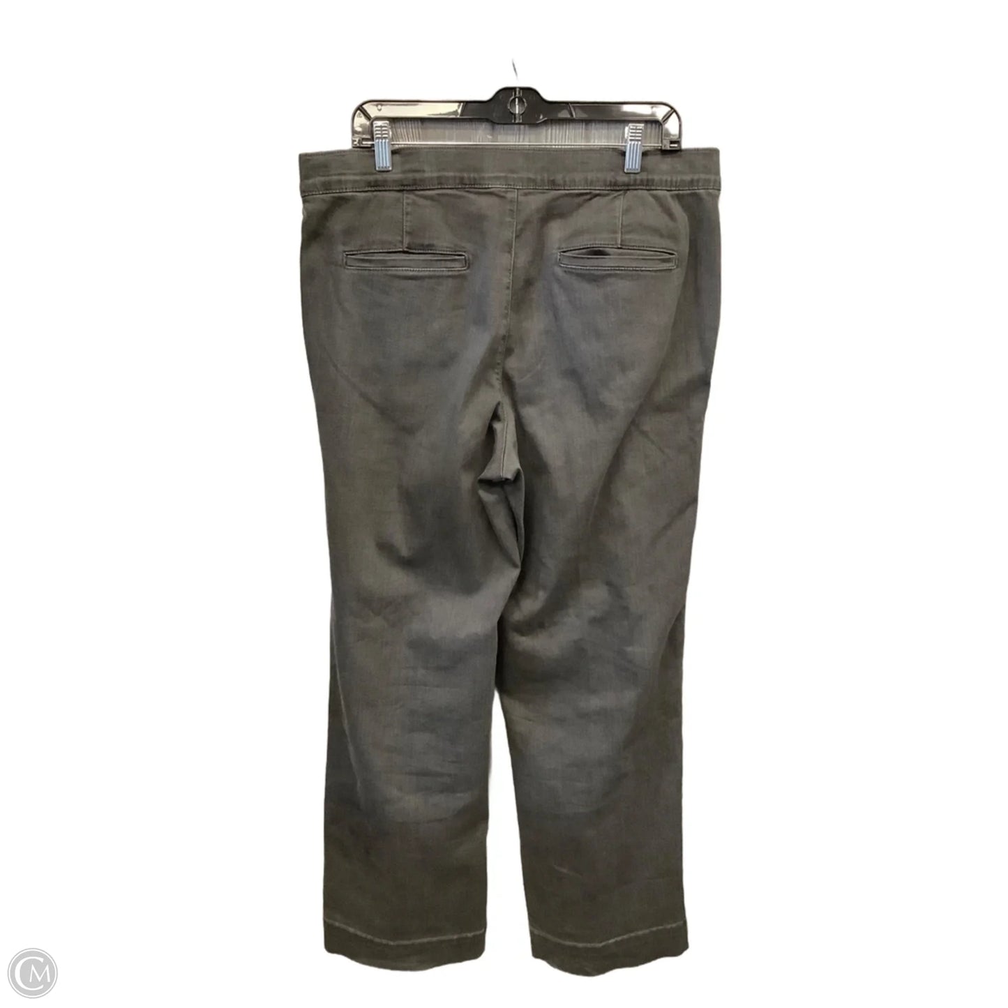 Jeans Straight By D&co. In Black Denim, Size: 14