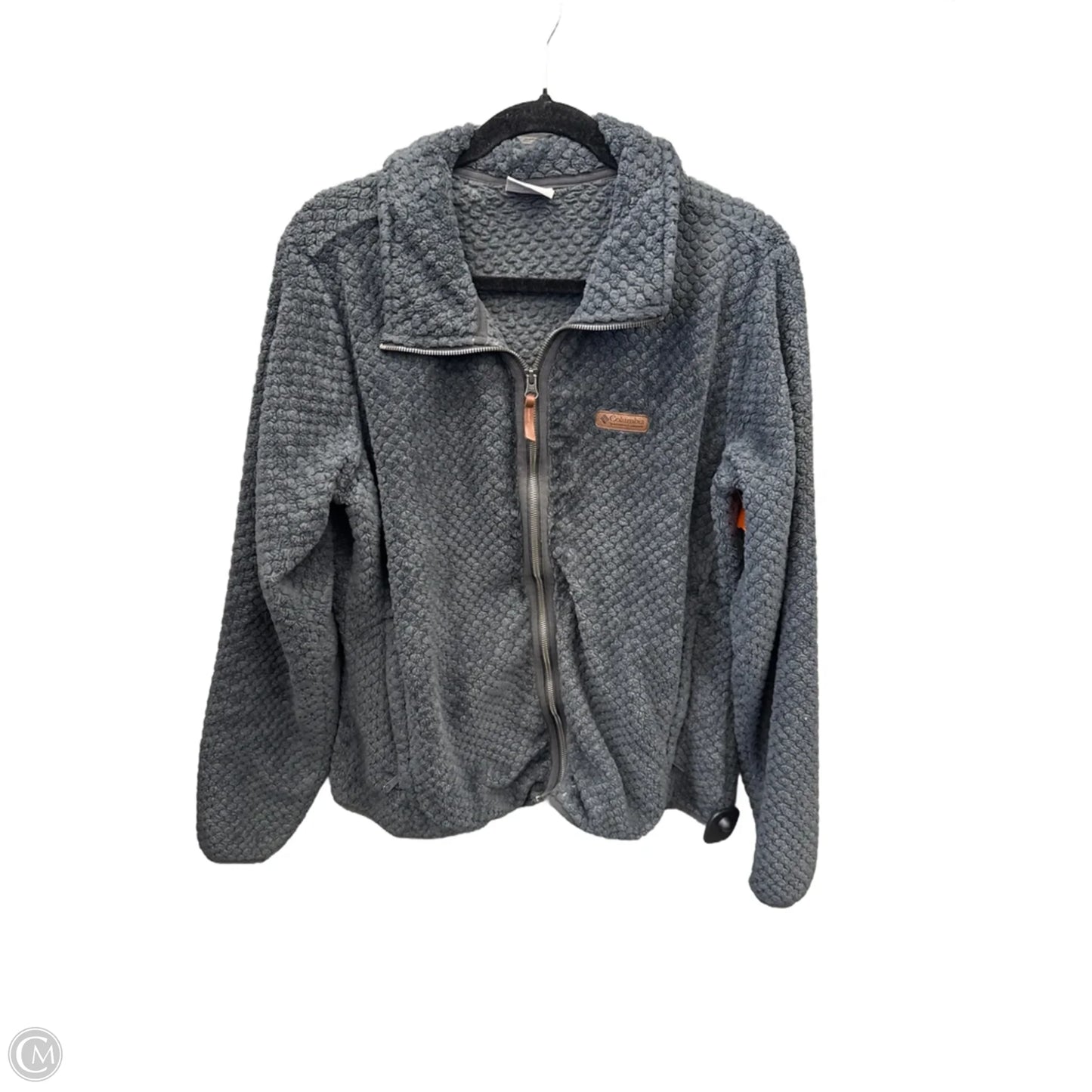 Jacket Fleece By Columbia In Grey, Size: Xl