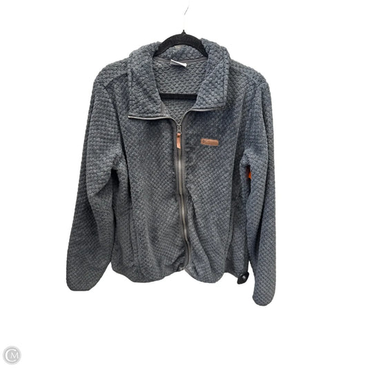 Jacket Fleece By Columbia In Grey, Size: Xl