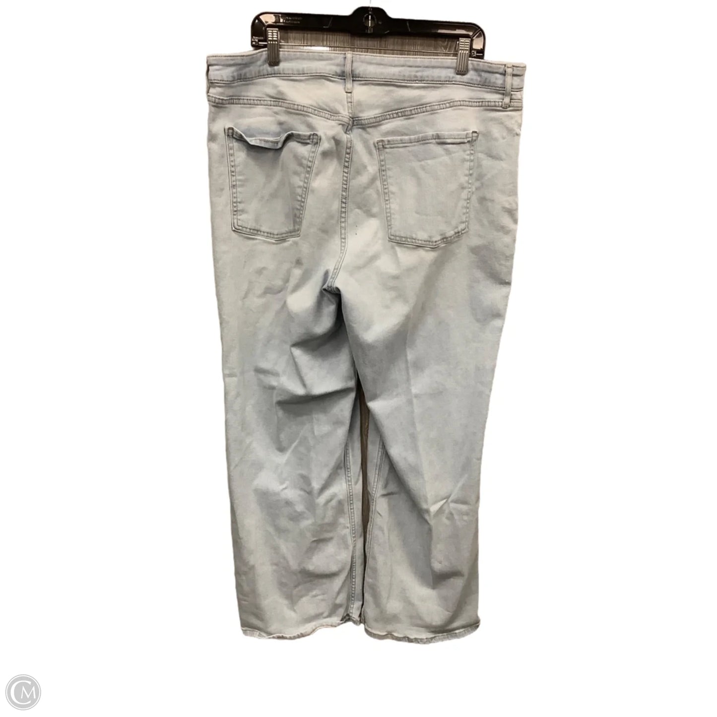 Jeans Wide Leg By Old Navy In Blue Denim, Size: 18