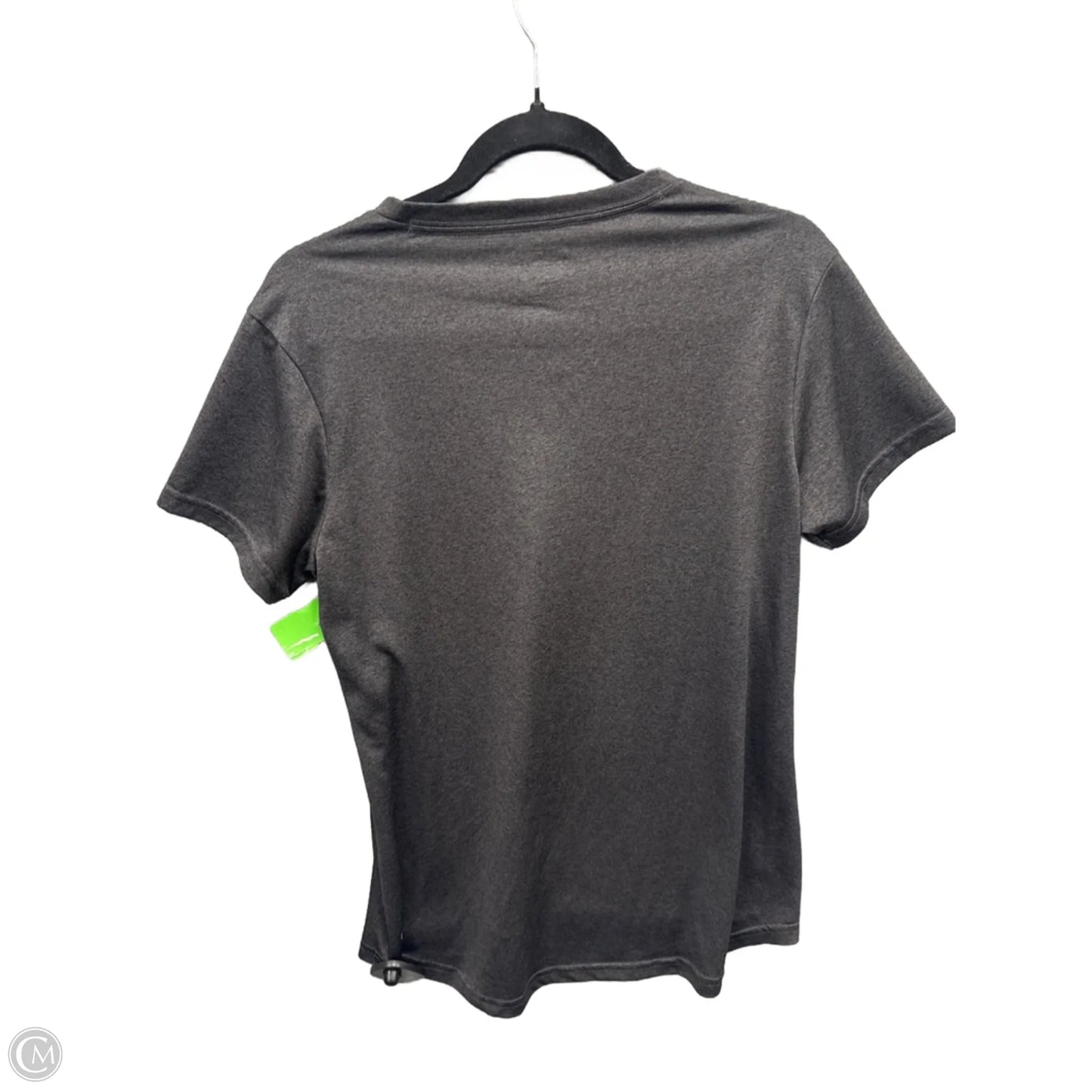 Athletic Top Short Sleeve By Puma In Grey, Size: Xl