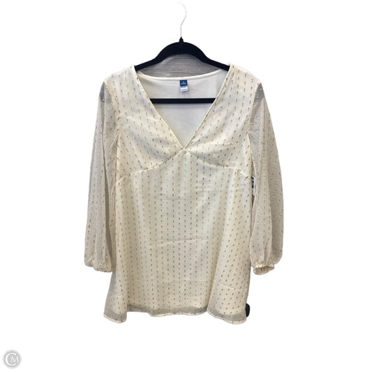 Dress Casual Midi By Old Navy In Gold, Size: Mp