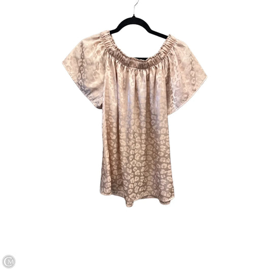 Top Short Sleeve By Clothes Mentor In Pink, Size: L