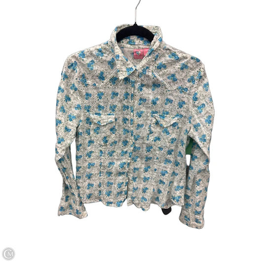 Top Long Sleeve By Clothes Mentor In Floral Print, Size: L