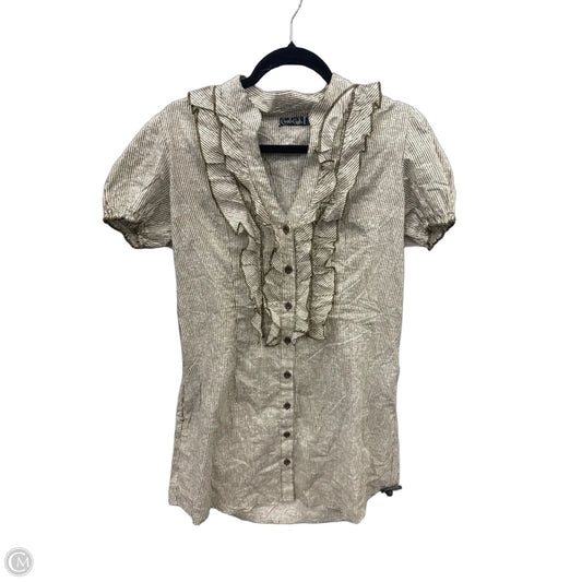 Dress Casual Midi By Clothes Mentor In Striped Pattern, Size: L