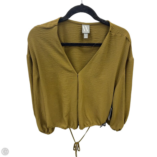 Top Long Sleeve By Worthington In Green, Size: Xl