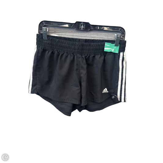 Athletic Shorts By Adidas In Black & White, Size: M