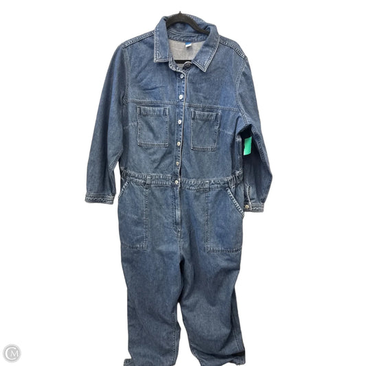 Jumpsuit By Old Navy In Blue Denim, Size: 2x