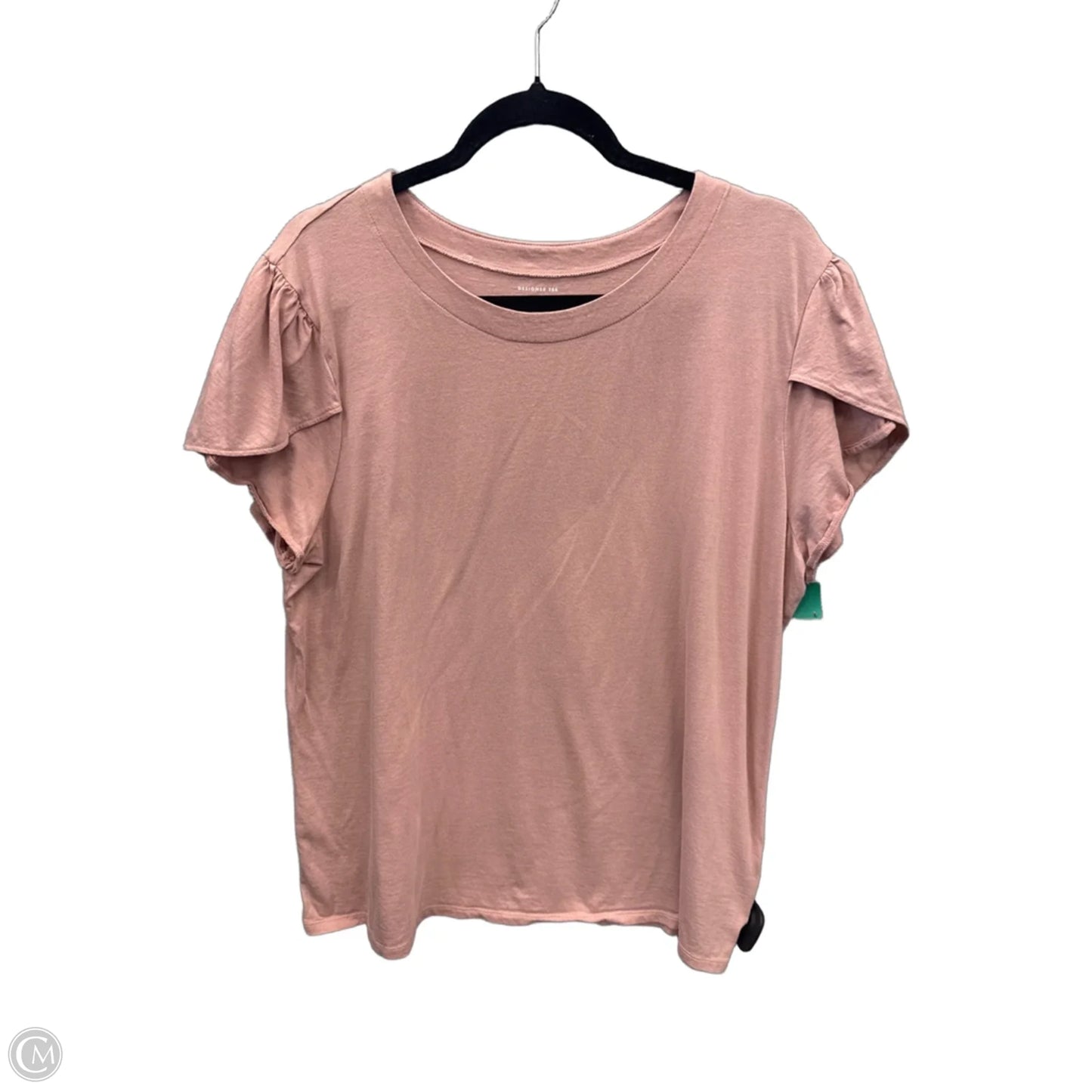 Top Short Sleeve By Banana Republic In Pink, Size: Xxl