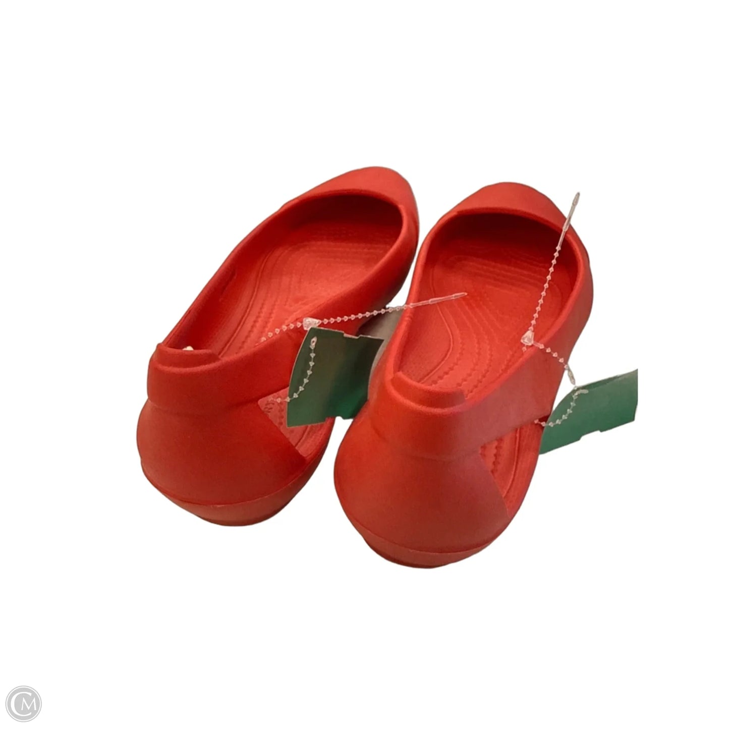 Shoes Flats By Crocs In Red, Size: 7